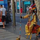 Estatuas humanas en Las Ramblas