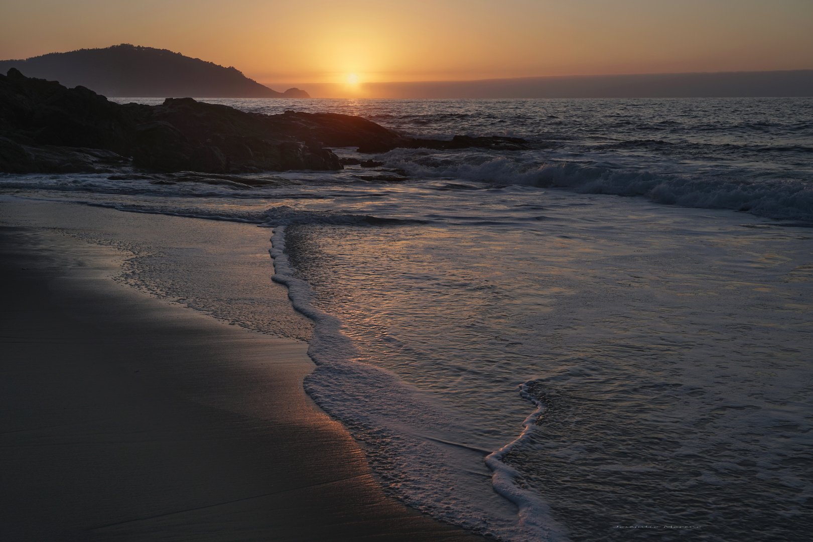 estratos ante el ocaso, Saians (Pontevedra)