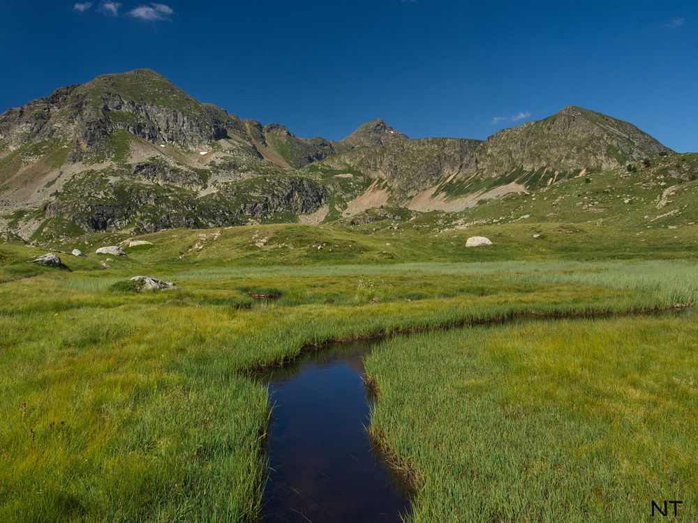 Et au milieu coule un ruisseau...