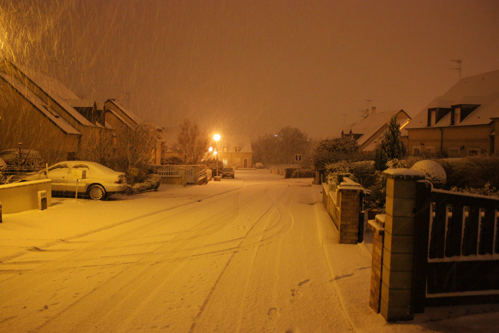 Et Neige tombant le soir