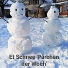 Et Schnee-Pärchen der Woch' vun d'r Hött