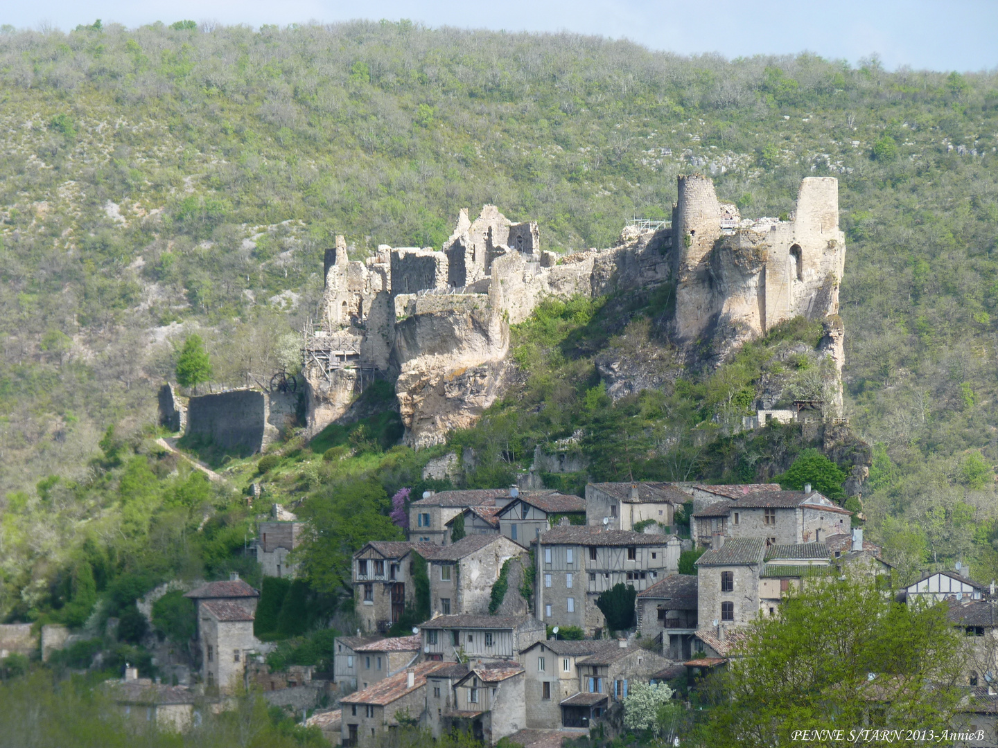 Et voilà le château de PENNE S/TARN