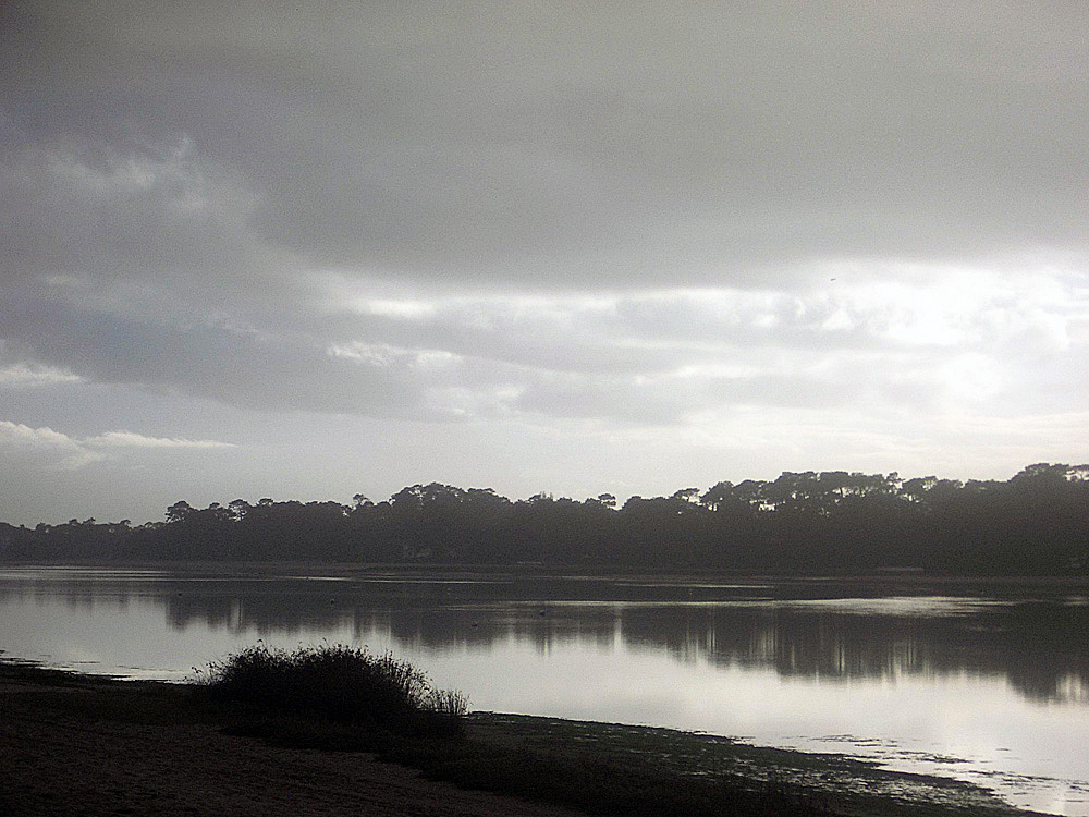 ETANG BLANC LE SOIR