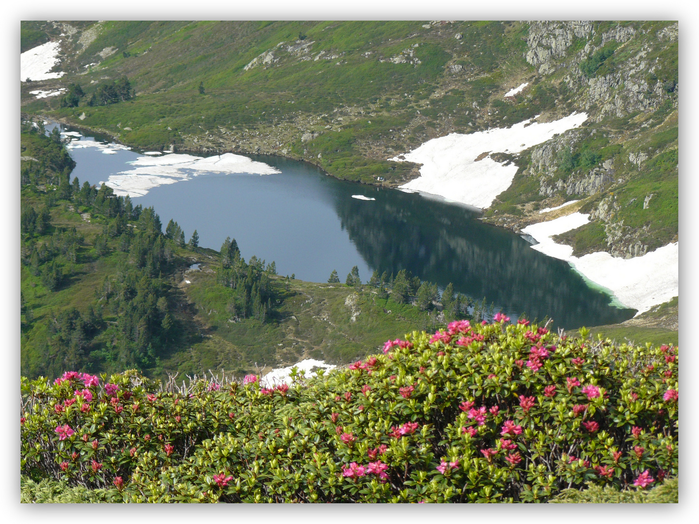 Etang Bleu de Rabassolles alt.1920m. Circuit du 20 juillet 2013.