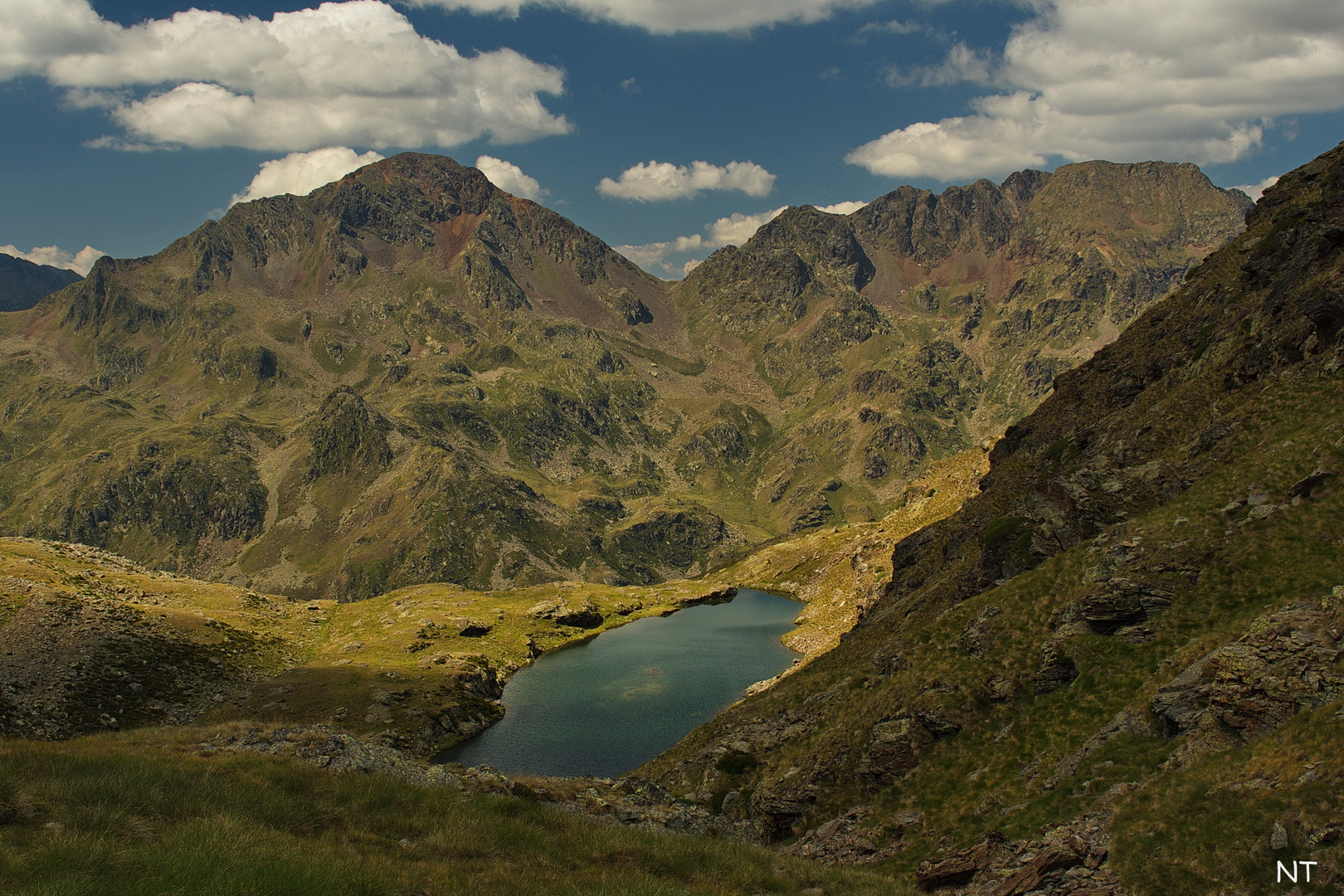 Etang de Caraussans (Ariège).