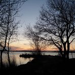 Etang d'Entressens, ce soir ... 27/02/2012