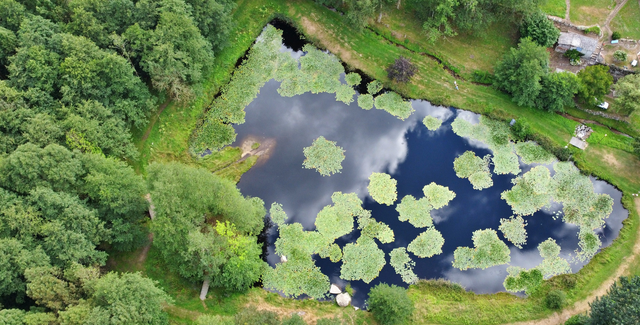 ETANG du ciel, je m'envole