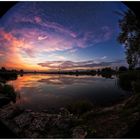 Etang du Stock - Fisheye Sonnenuntergang