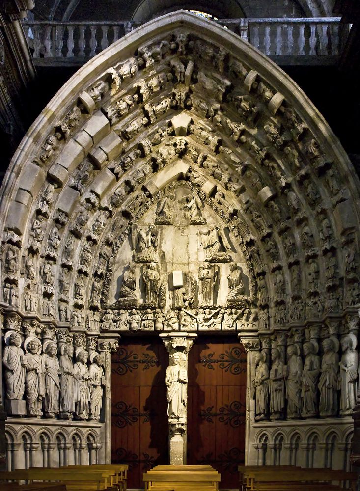 Etape dacquoise 31 - Cathédrale Notre-Dame, le Portail des Apôtres