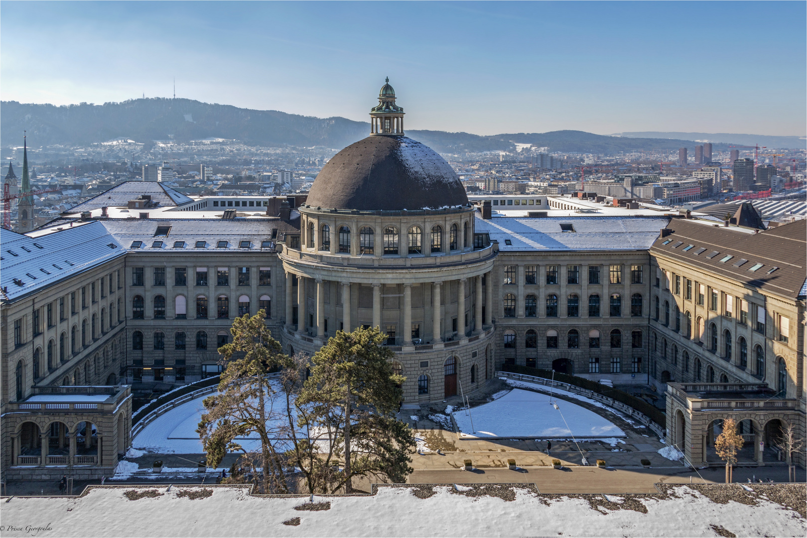 ETH Zürich mit erstem Schnee