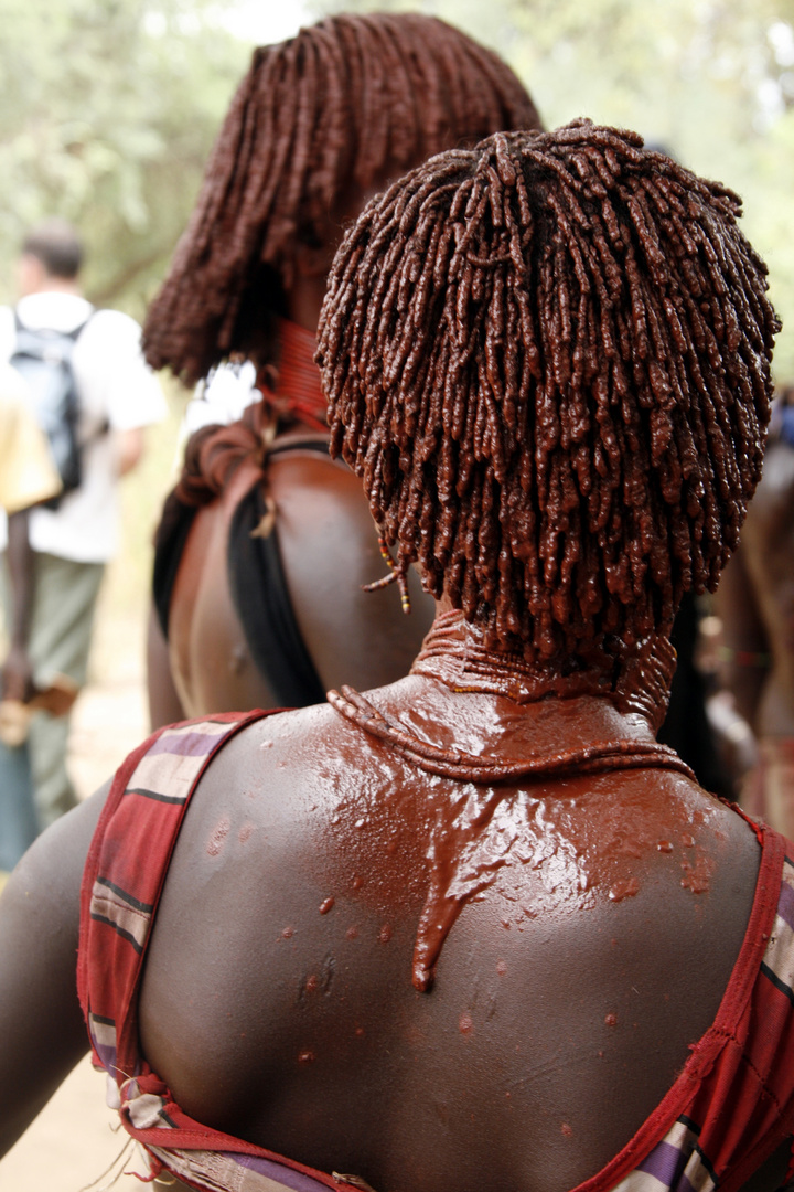 Ethiopia : Preparazione festa " salto del toro"