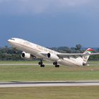 Etihad A330 (A6-EFF) at Take-Off