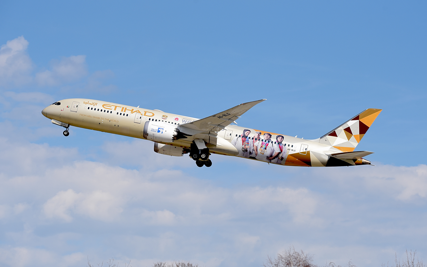 Etihad Airways Boeing 787-9 Dreamliner A6-BLG 