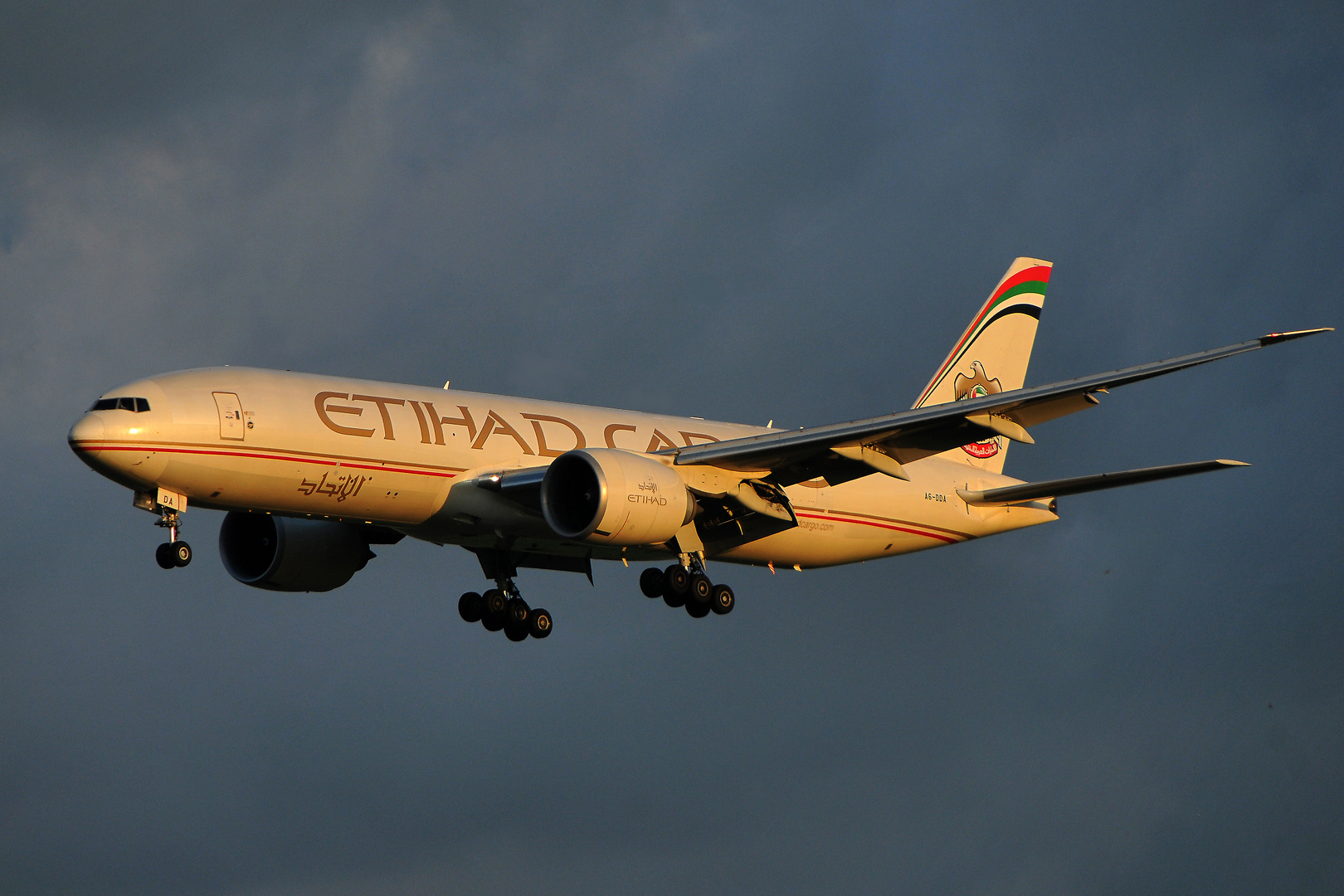 Etihad Cargo Boeing 777F A6-DDA 