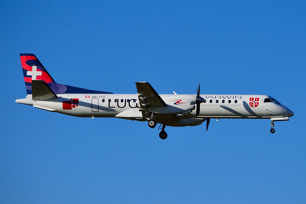 Etihad Regional / Darwin Airlines - Saab2000 - HB-IYD