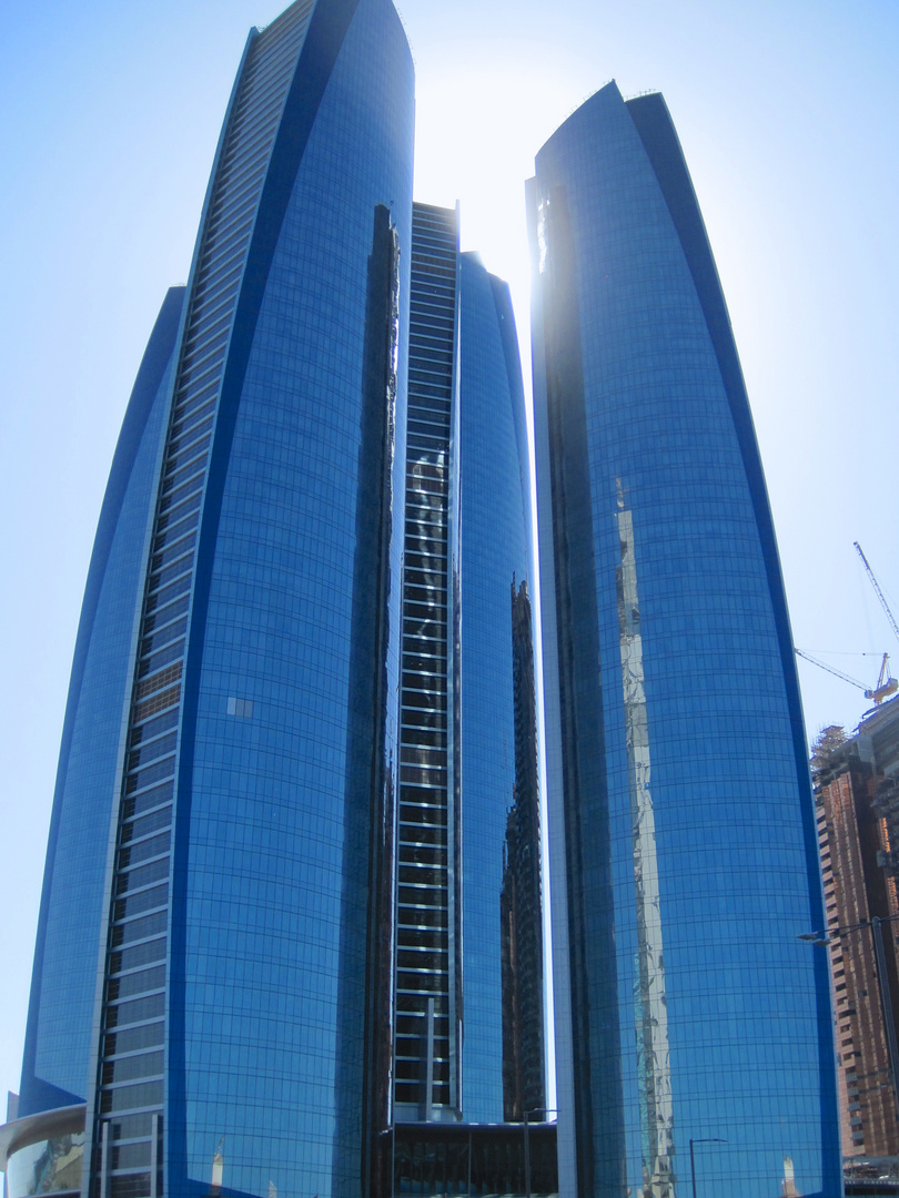 Etihad Towers in Abu Dhabi