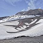 Etna, Blick über einen Nebenkrater zum Hauptkrater