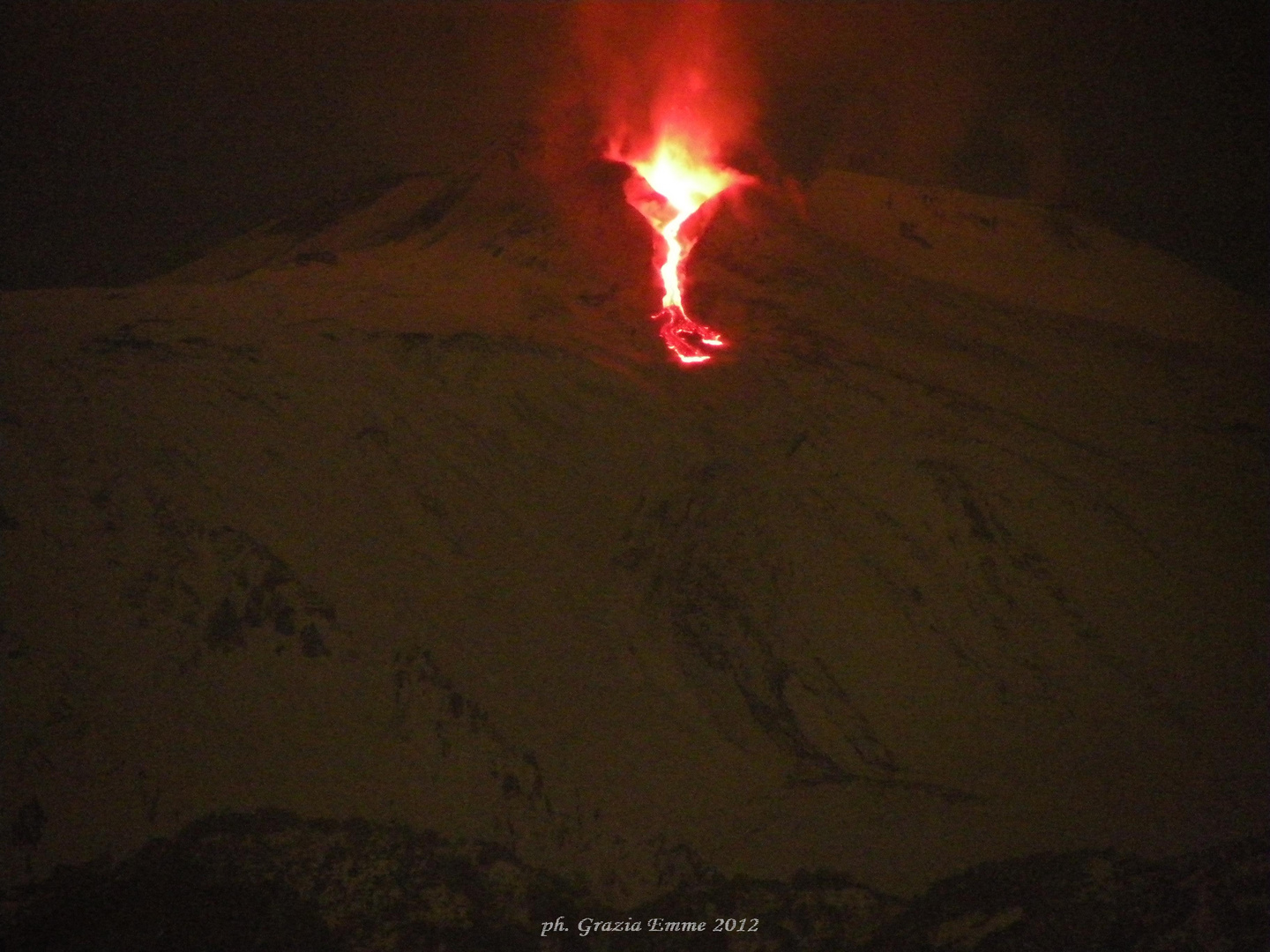 ETNA, fuoco e neve_8 feb 2012