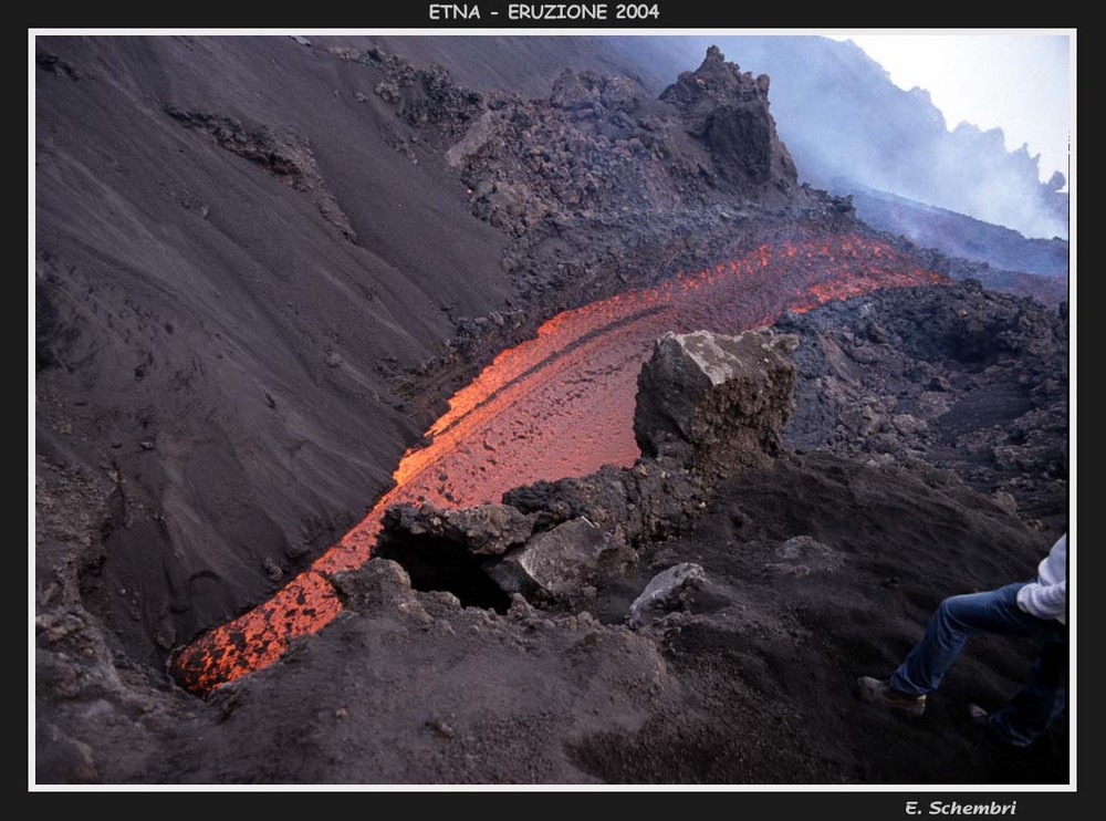 Etna, l'eruzione del 2004