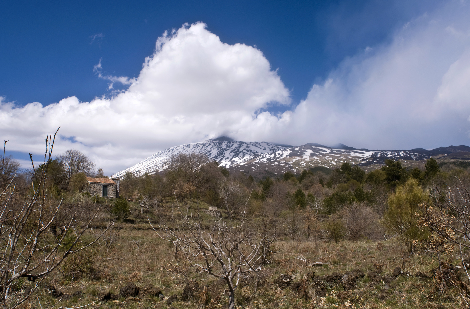 Etnea Sud Vulcano - Vulkanlandschaft Ätna