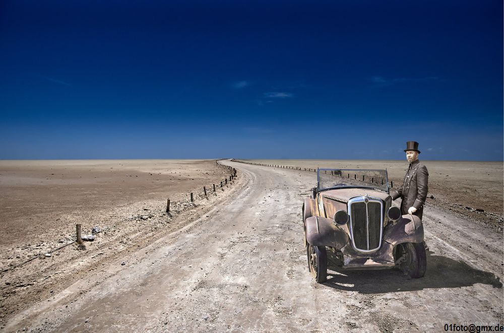 Etosha, einige Straße