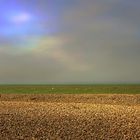 Etranges lumières d'avril sur les galets normands