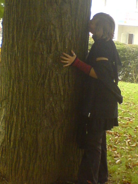 etre une fille c'est faire un bisous à un arbre sans se soucier qu'on est dans la cour du lycée