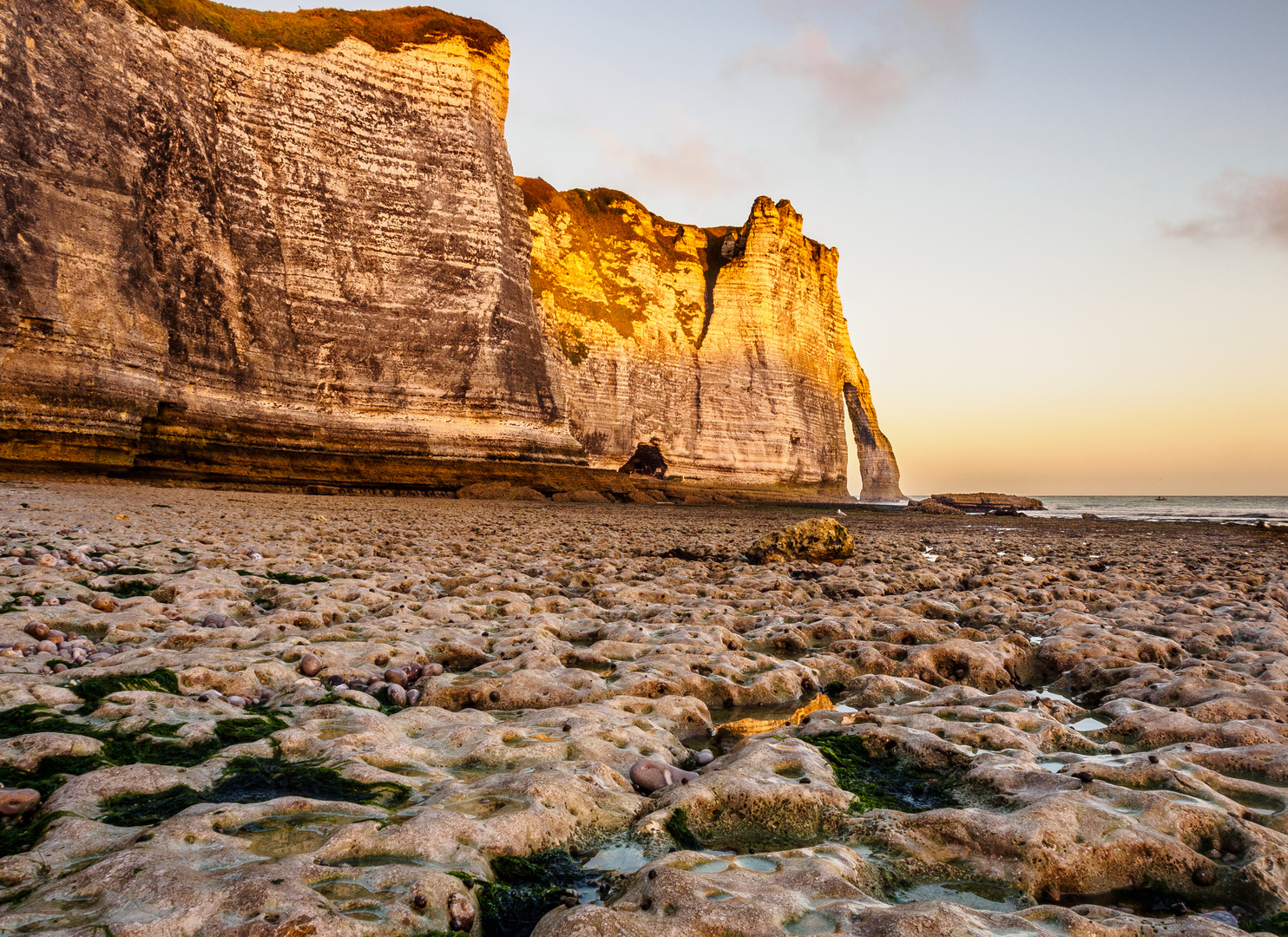 Etretat bei Ebbe