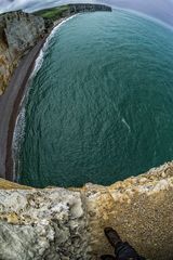 Etretat - Blick in die Tiefe