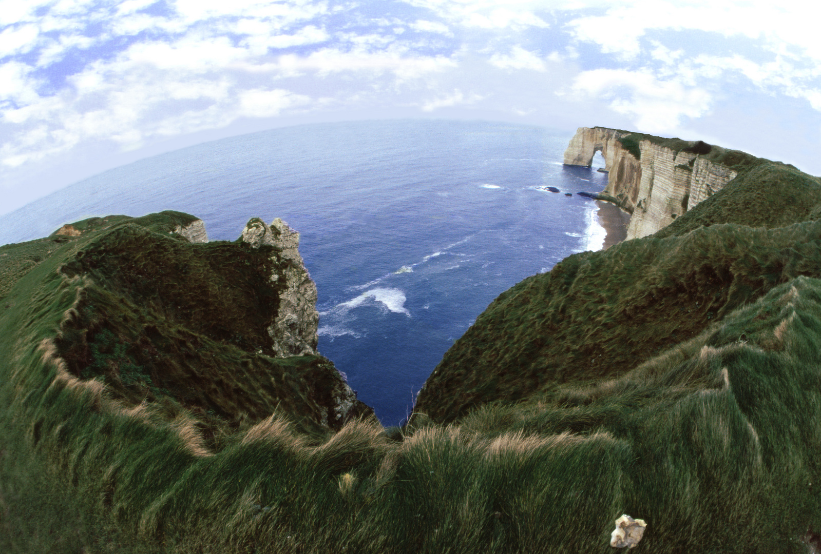 Etretat - die Erde ist rund