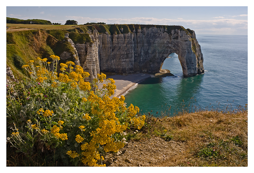 Etretat..... Spaziergang auf den Klippen