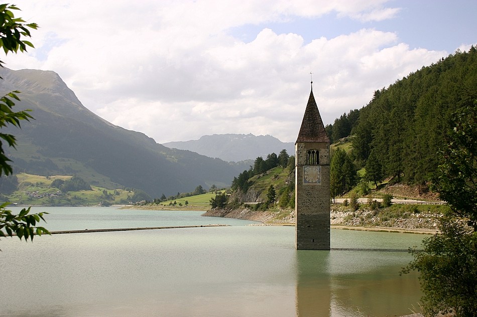 Etschradweg in Südtirol..