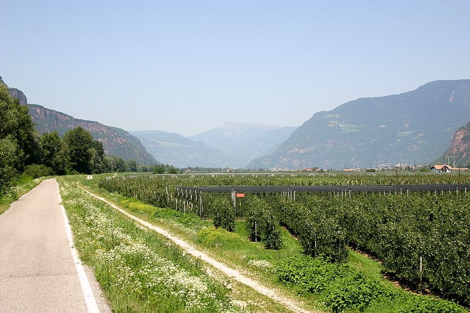 Etschradweg in Südtirol --