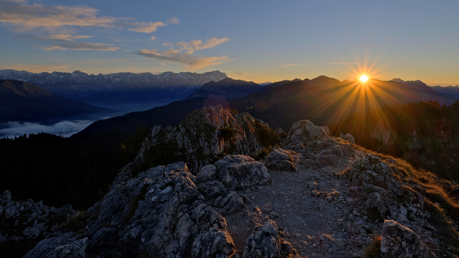 Ettaler Manndl Zugspitzblick 