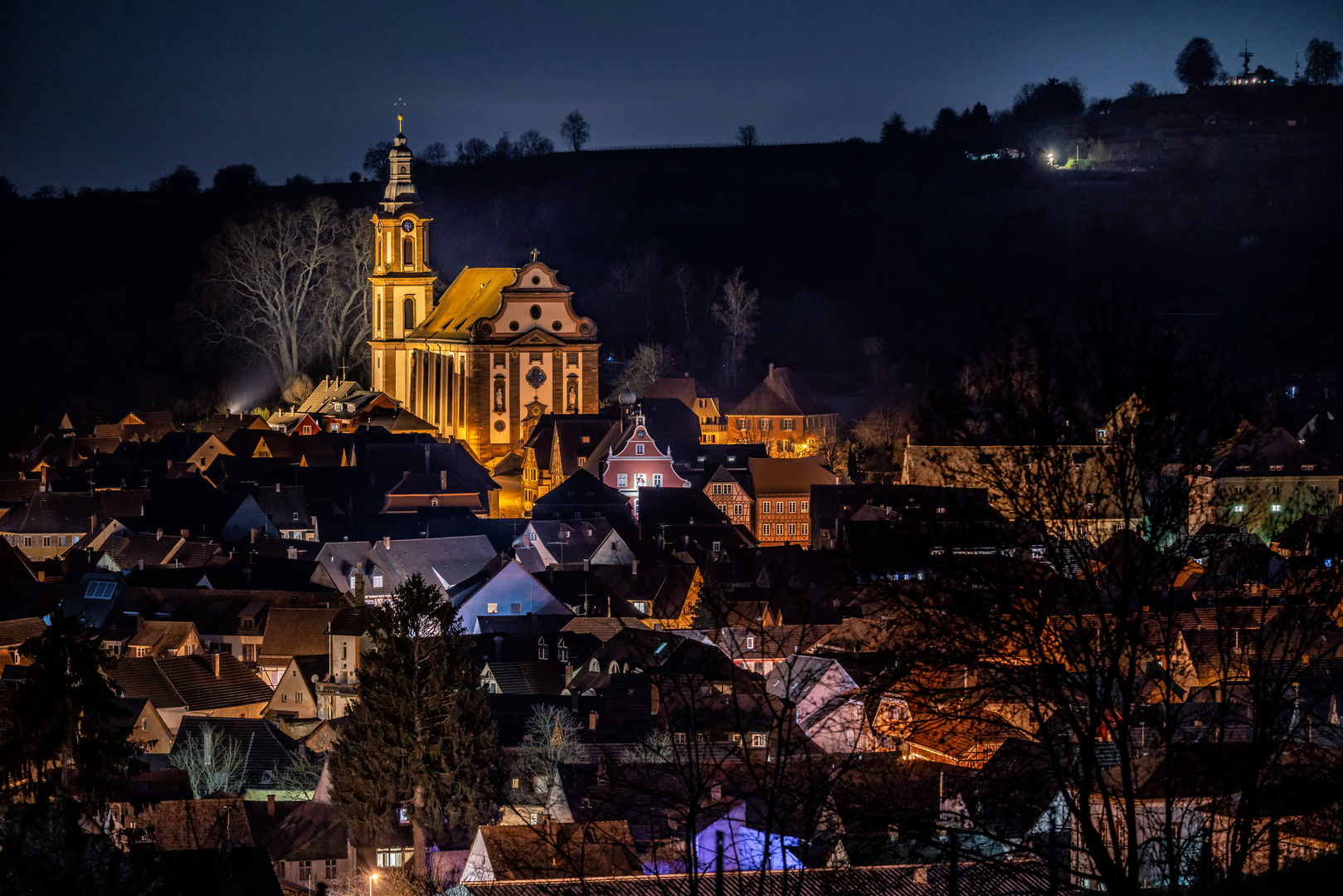 Ettenheim bei Nacht