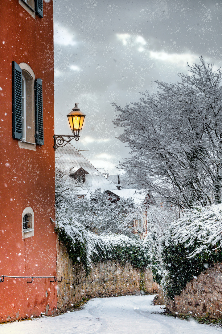 Ettenheim Pfarrgässle Winter 2021 