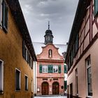 Ettenheim Spitalgasse mit Kirchenportal 