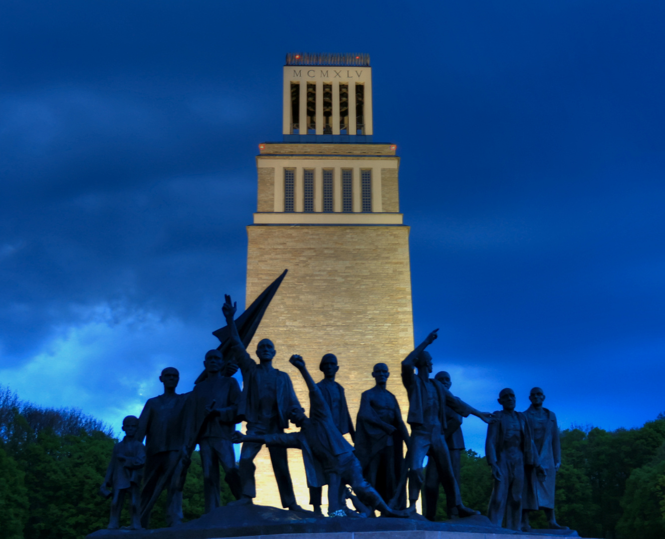 Ettersberg bei Weimar. Gedenkstätte Buchenwald