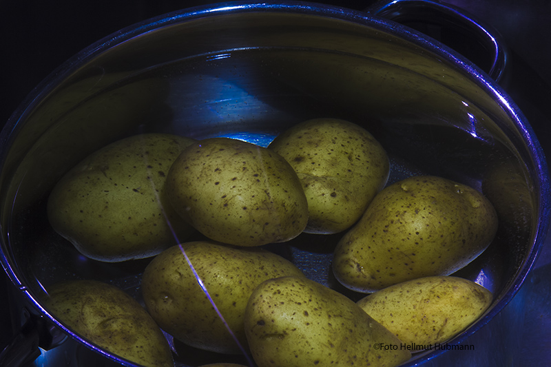 ETÜDE FÜR KARTOFFELN UND ZWEI TASCHENLAMPEN