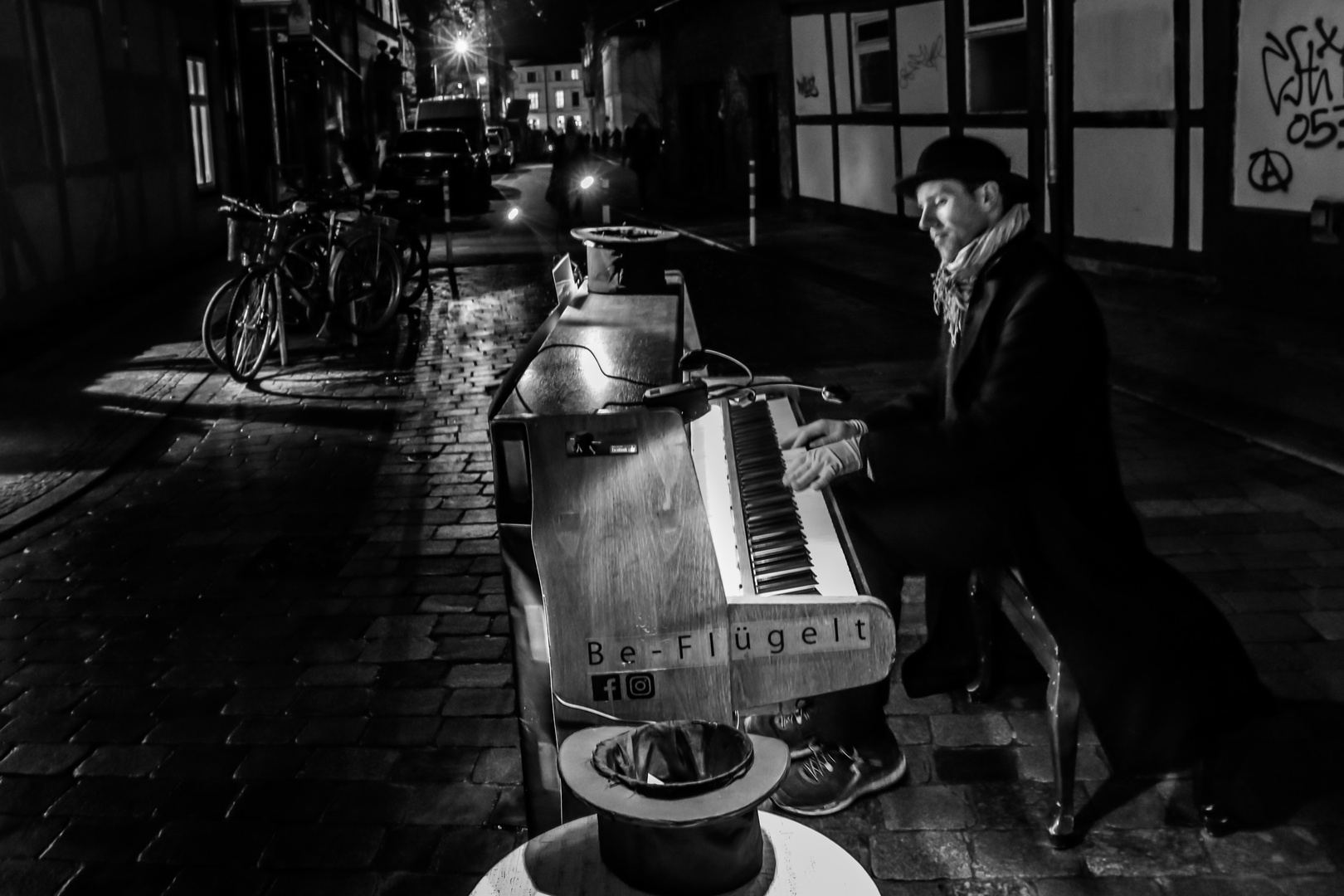 etwas abseits vom Weihnachtsmarkt in Schwerin