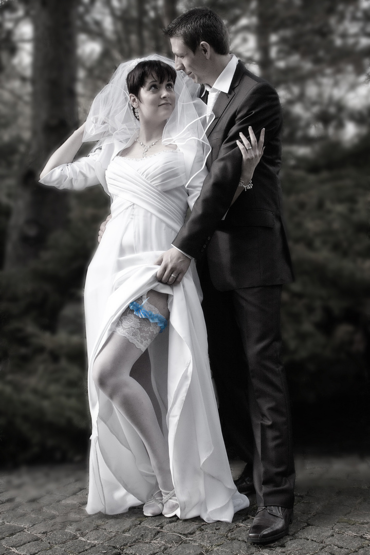 Etwas Blaues Foto Bild Hochzeit Blau Strumpfband Bilder Auf Fotocommunity