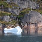 Etwas Eisberg im Prinz-Christian-Sund auf Grönland
