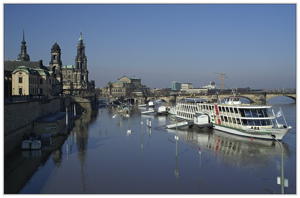 etwas Hochwasser