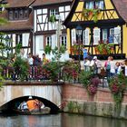 etwas niedrig ... die Rialto Brücke in Colmar