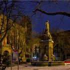 etwas " Rot " am Mecatorbrunnen