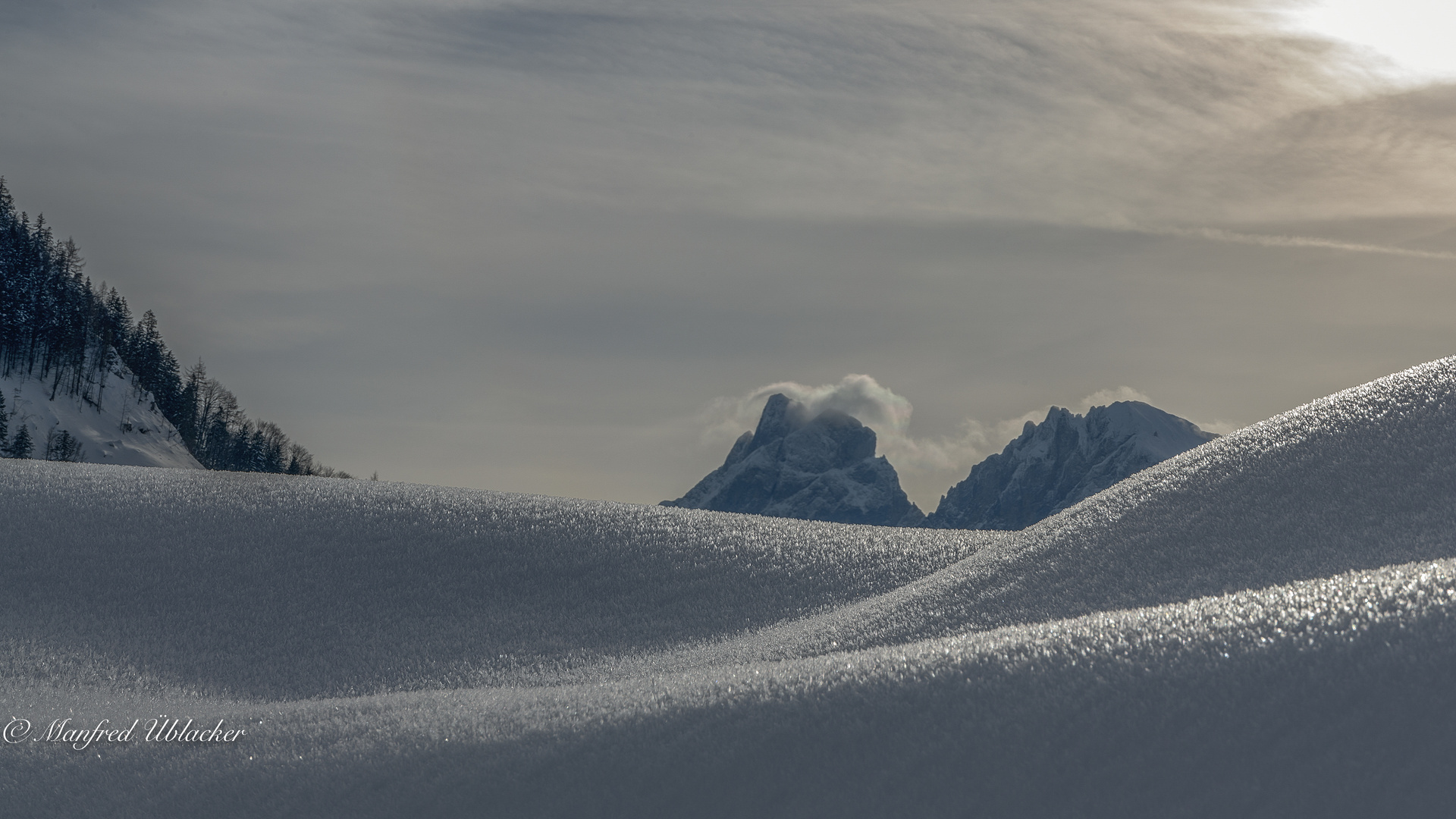 etwas Schnee im Gesäuse ...