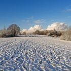 Etwas Schnee in den Bergen...