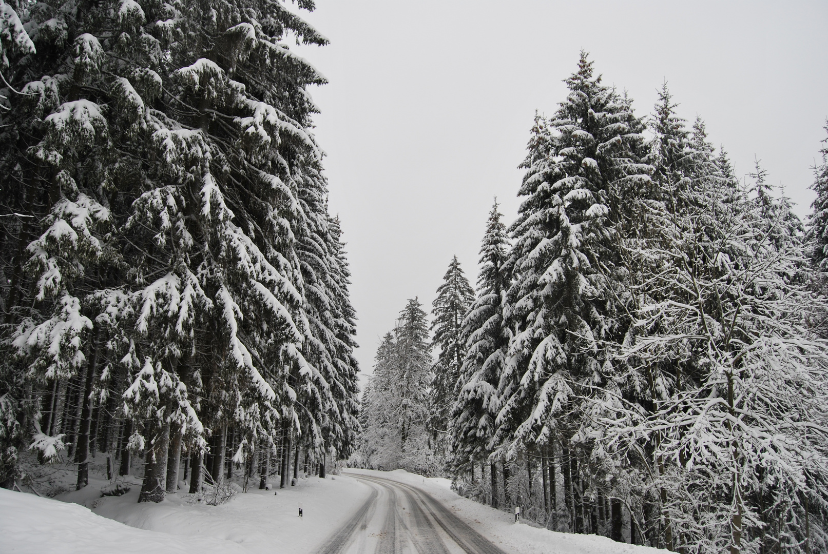 Etwas Schnee in Franken