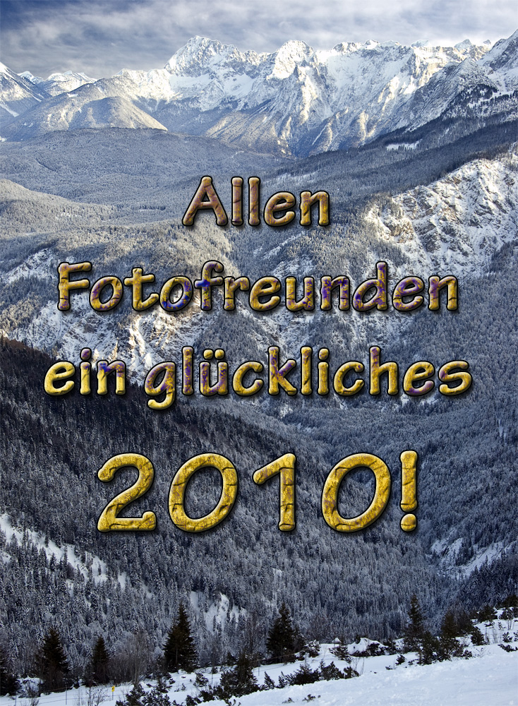 Euch allen ein frohes Neues Jahr!