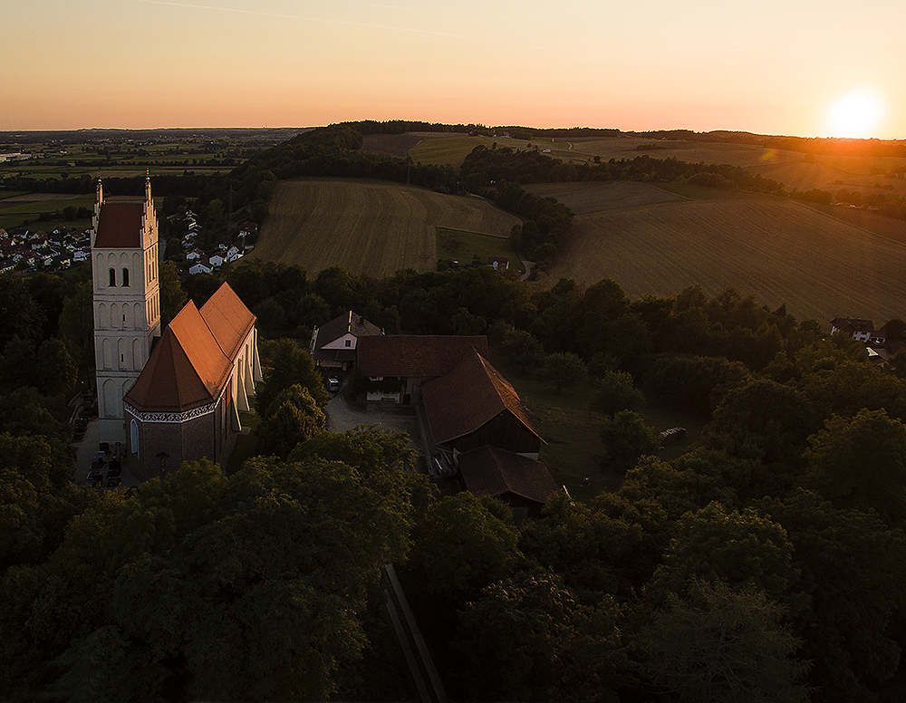 Eugenbach im Sonnenuntergang